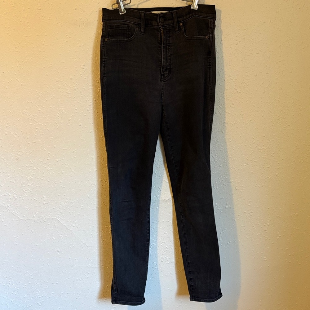 Madewell tall stovepipe Black High-Rise Jeans